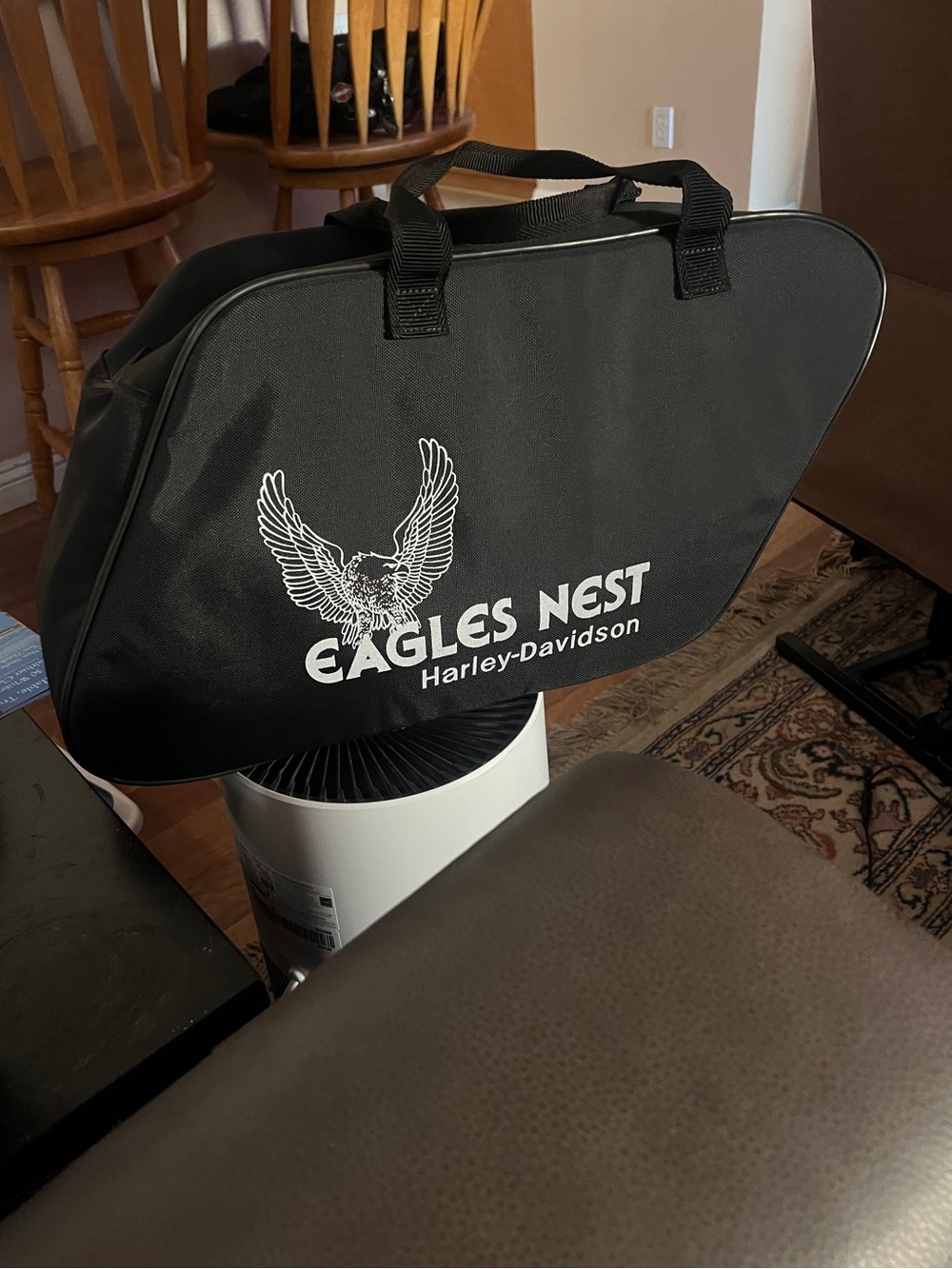 HARLEY DAVIDSON VINTAGE EAGLES NEST SADDLE BAG CARRIER CASE TRAVEL-PAK NOS